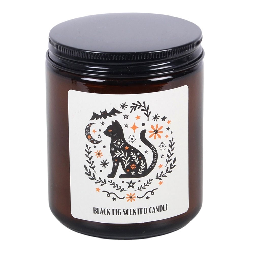 Something Different - Frightful Folk Cat Black Fig Duftkerze - Mehrfarben